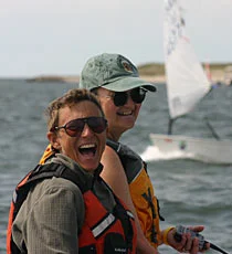 Judy Fenner sailing